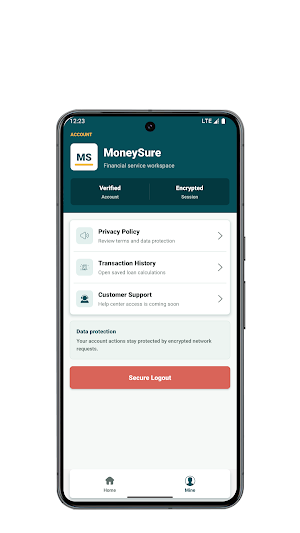 MoneySure Screenshot 2