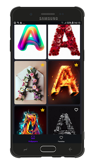 letter A wallpaper 4k Screenshot 1