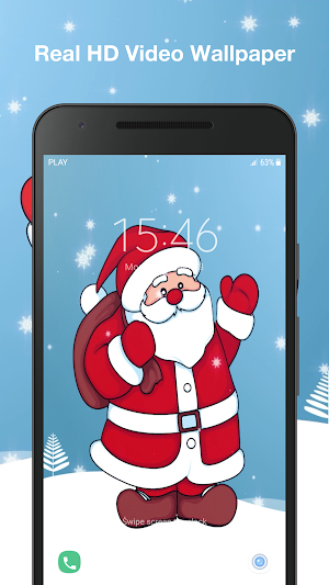 Santa Claus Live Wallpaper Screenshot 2