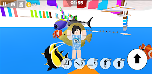 Parkour Fish and Shark on sea Screenshot 3