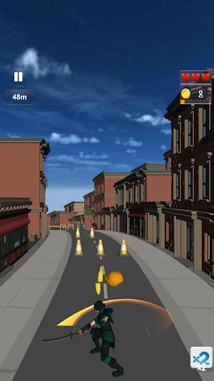 Ninja Cutting Fruit: Run Game Screenshot 0