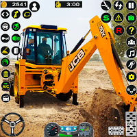JCB Excavator Construction 3D