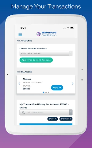 Waterford Credit Union Screenshot 1