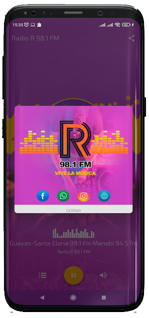 Radio R 98.1 FM Screenshot 2