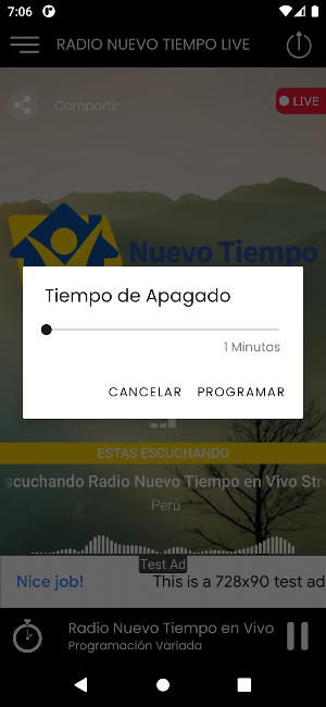 Radio Nuevo Tiempo  Stream Screenshot 1