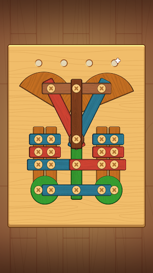 Nuts & Bolts Screw Wood Puzzle Screenshot 3