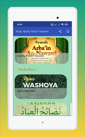 Kitab Hadits Arbain Nawawi Screenshot 3
