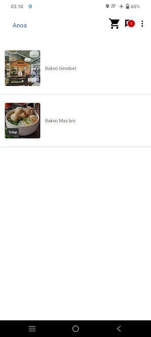 Anoa - Ojek online & delivery Screenshot 1