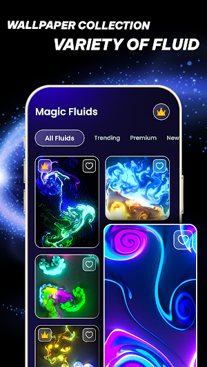 Magic Fluids - Live Wallpaper Screenshot 3