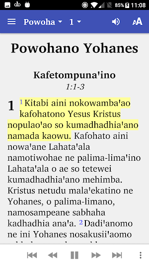 Alkitab Muna Screenshot 1