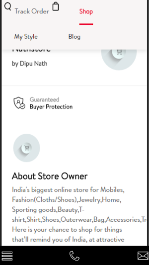 Nath store online shopping app Screenshot 0