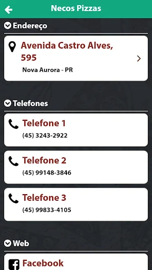 Necos Pizzas Goio e NA Screenshot 2