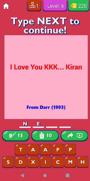 Bollywood Famous Dialogues App Screenshot 1