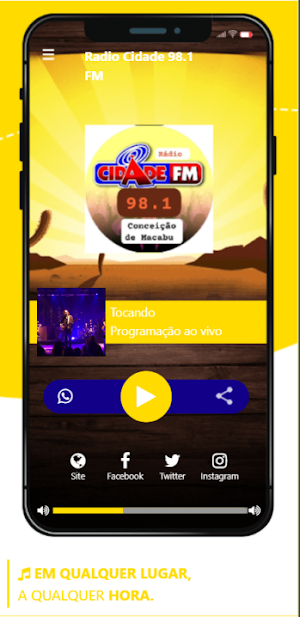 Radio Cidade 98.1 FM Screenshot 2
