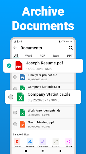 Zip Extractor - UnZIP, UnRAR Screenshot 1