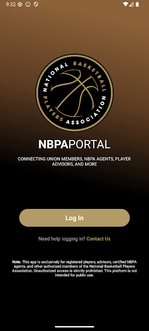 NBPA Portal Screenshot 0