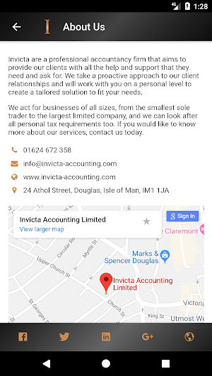 Invicta Accounting Screenshot 1