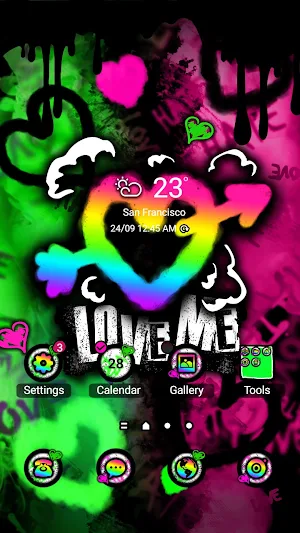 Rainbow Love Smoke - Wallpaper Screenshot 0