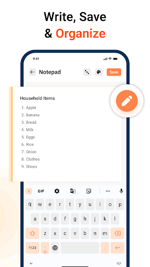 Skynote : Simple Note Screenshot 1