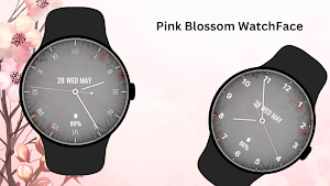 Pink Blossom WatchFace Screenshot 1