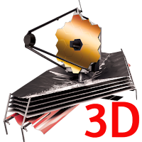 3D James Webb Telescope