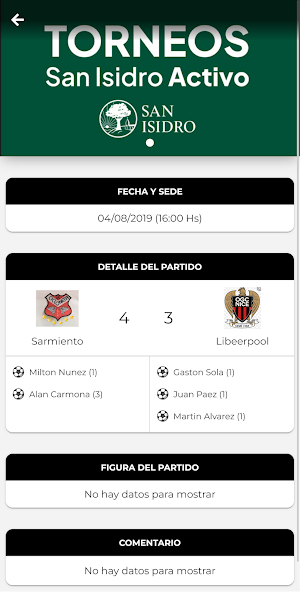 Torneos San Isidro Activo Screenshot 3