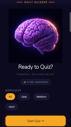 Daily Quizzer: Trivia Quiz Screenshot 0