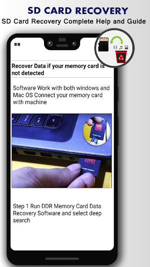SD Card Data Recovery Guide Screenshot 1