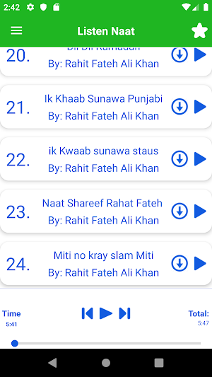 Ik khawab Sunawan Naat by Rahat Fateh Ali Khan Screenshot 3