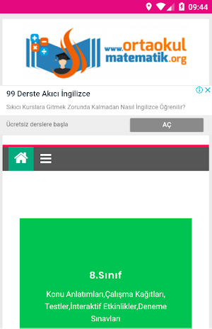 Ortaokul Matematik Screenshot 0
