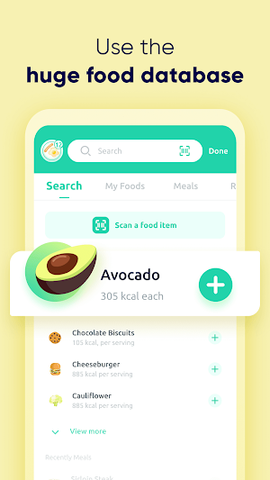 EZ Calorie Counter - Your Diet & Fitness Helper Screenshot 2