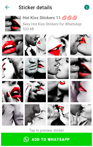 Sexy Kiss Sticker for WhatsApp Screenshot 2