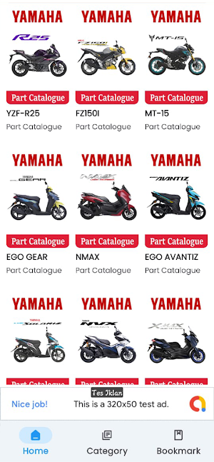 Sparepart Motosikal Yamaha Screenshot 0