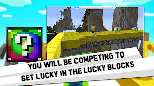 Lucky Block Race Mod for MCPE Screenshot 0