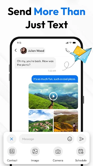 Messages Text SMS App Screenshot 3
