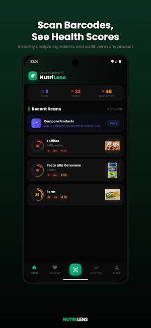 NutriLens: Food Scanner Screenshot 0