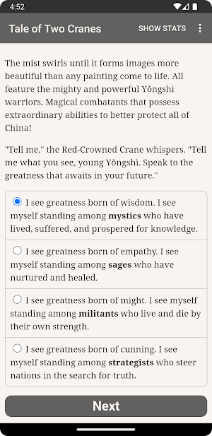 Tale of Two Cranes Screenshot 0