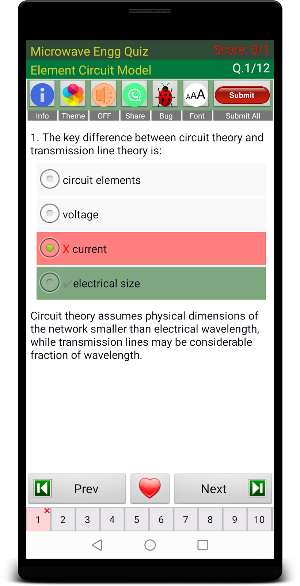 Microwave Engg Quiz Screenshot 2