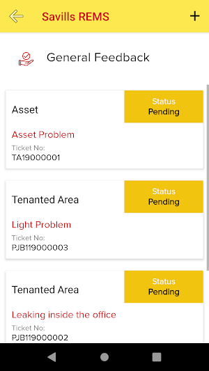 MYSavills REMS Screenshot 2