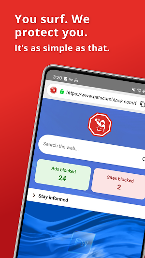 ScamBlock, Ads & Fraud Blocker Screenshot 0