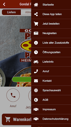 Gondal Pizza und Pasta Screenshot 2