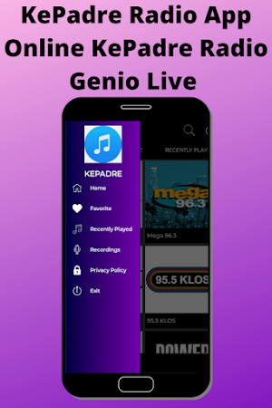 KePadre Radio App Online KePadre Radio Genio Live Screenshot 1