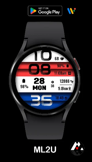ML2U 126 Watch Face Screenshot 3