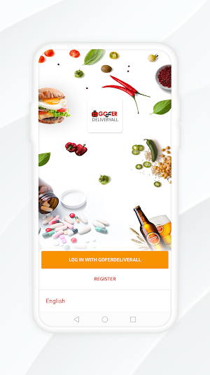GoferDeliveryAll User App Screenshot 1