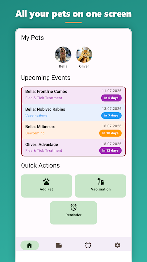 GentlePet: Pet Health Tracker Screenshot 0