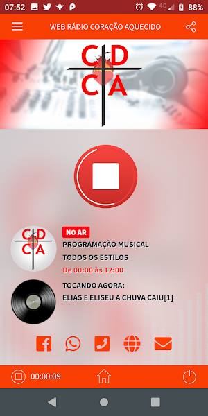 Rádio Comunidade do Coração Aquecido Screenshot 0