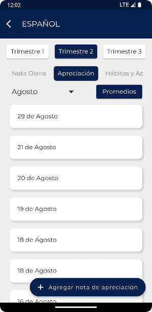 Libreta Digital Screenshot 2