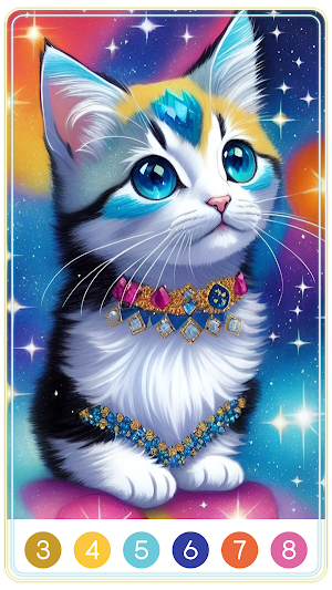 Cat Paint by Number Screenshot 0