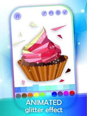 Poly Art Magic Diamond Coloring Book Screenshot 0