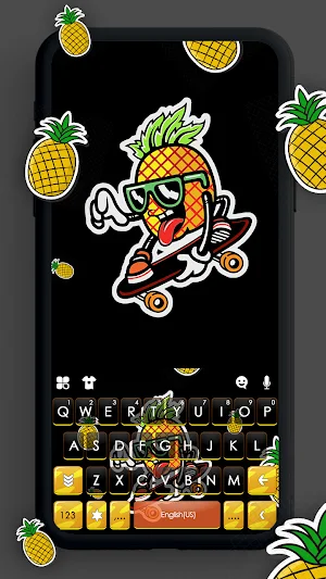 Cool Skate Pineapple Themes Screenshot 0